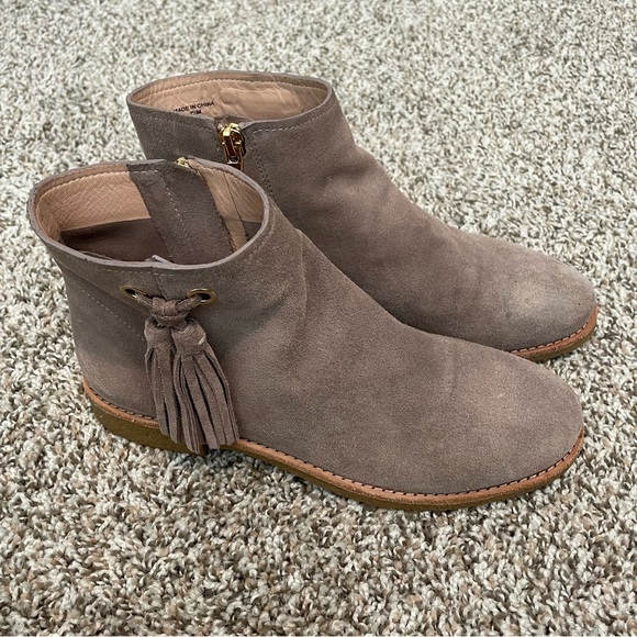 KATE SPADE NEW YORK
Suede Tassel Accents Boots - Picture 1 of 9